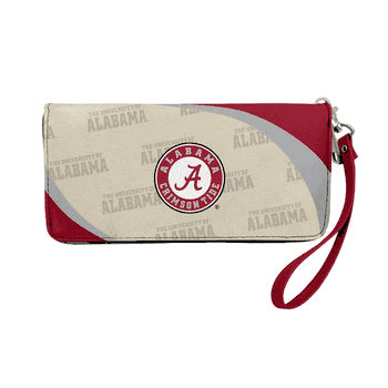 Alabama Crimson Tide Curve Zip Organizer Wallet