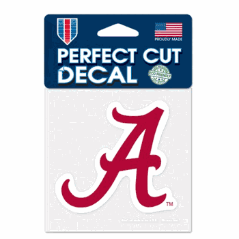 Alabama Crimson Tide Decal 4x4 Perfect Cut Color