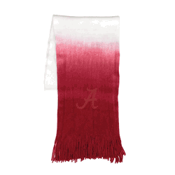 Alabama Crimson Tide Dip Dye Scarf Dark Red