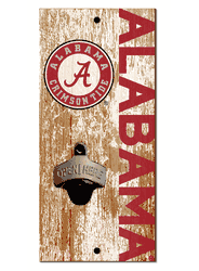 Alabama Crimson Tide Distressed Bottle Opener