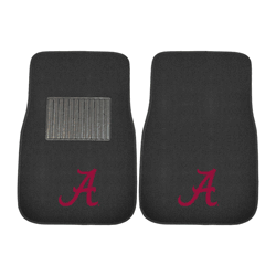 Alabama Crimson Tide Embroidered Car Mat Set - 2 Pieces