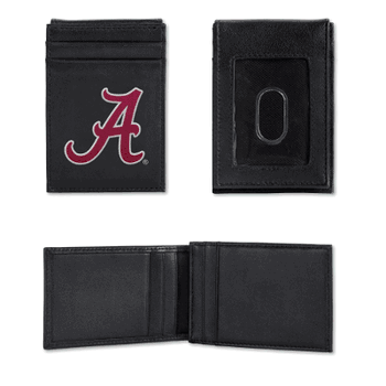Alabama Crimson Tide  Embroidered Front Pocket Wallet - Slim/Light Weight