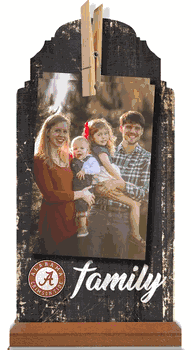 Alabama Crimson Tide Family Clothespin 6x12