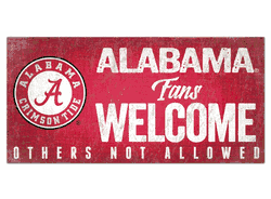 Alabama Crimson Tide Fans Welcome Sign