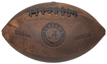 Alabama Crimson Tide Football Vintage Throwback 9 Inches