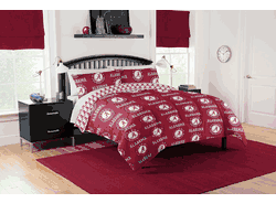 Alabama Crimson Tide Full Rotary Bed In A Bag Set