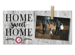 Alabama Crimson Tide Home Sweet Home Clothespin 6x12