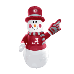 Alabama Crimson Tide 7 FT Inflatable Snowman