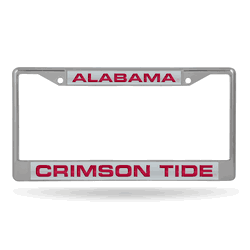Alabama Crimson Tide Laser Chrome Frame