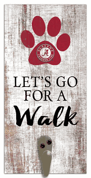 Alabama Crimson Tide Leash Holder 6x12 Sign