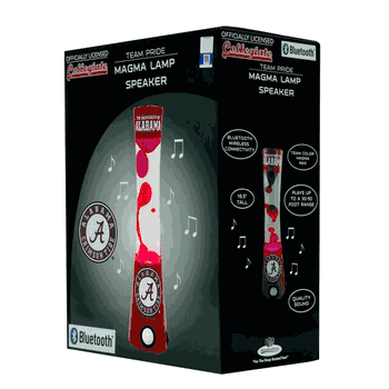 Alabama Crimson Tide Magma Lamp - Bluetooth Speaker