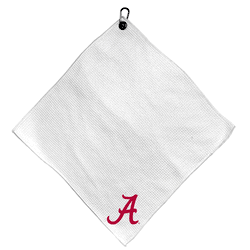 Alabama Crimson Tide Microfiber Small Towel - 15" x 15" (White)