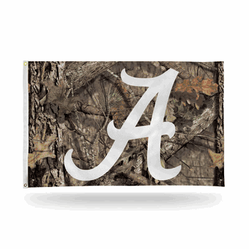 Alabama Crimson Tide / Mossy Oak Camo Break-Up Country Banner Flag (3X5)