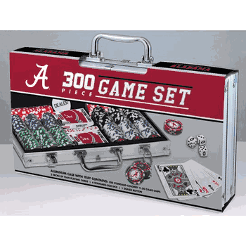 Alabama Crimson Tide NCAA 300pc Poker Set