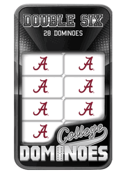 Alabama Crimson Tide NCAA Dominoes