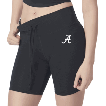 Alabama Crimson Tide NCAA Kadi Rib Shorts Black XL
