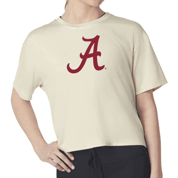 Alabama Crimson Tide NCAA Kadi Turnout Tee Bone Small