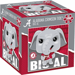 Alabama Crimson Tide NCAA Mascot 100 Piece Square Puzzle