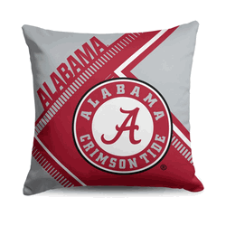 Alabama Crimson Tide NCAA Pulsewave Throw Pillow 18X18 Inches