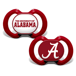 Alabama Crimson Tide Pacifier 2-Pack