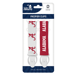 Alabama Crimson Tide Pacifier Clips