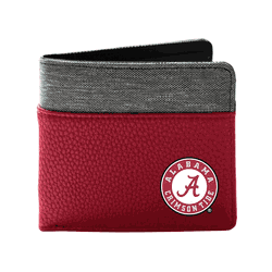Alabama Crimson Tide Pebble BiFold Wallet DRED