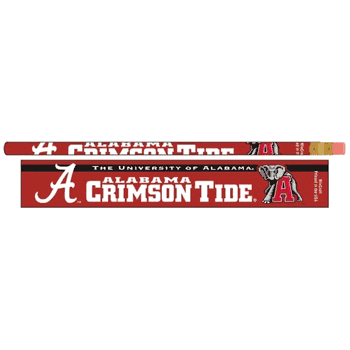 Alabama Crimson Tide Pencil 6 Pack