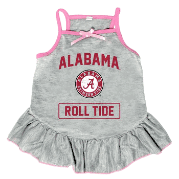Alabama Crimson Tide Pet Dress Grey Type XLarge