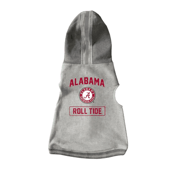 Alabama Crimson Tide Pet Hooded Crewneck Type XS