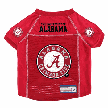 Alabama Crimson Tide Pet Jersey Large