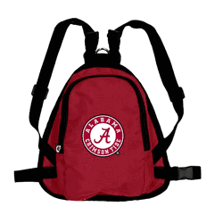 Alabama Crimson Tide Pet Mini Backpack DRED M