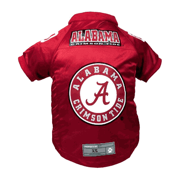 Alabama Crimson Tide Pet Premium Jersey Xtra Small
