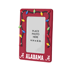 Alabama Crimson Tide Picture Frame with Holiday Lights