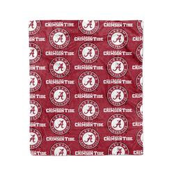 Alabama Crimson Tide Plush Throw 50x60