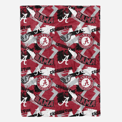 Alabama Crimson Tide Plush Throw 50x70