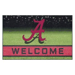 Alabama Crimson Tide Rubber Door Mat - 18in. x 30in.