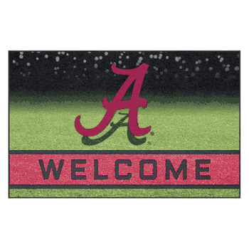 Alabama Crimson Tide Rubber Door Mat - 18in. x 30in.