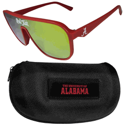 Alabama Crimson Tide Shield Sunglasses with Case