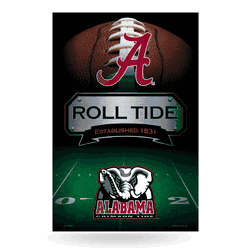 Alabama Crimson Tide Standard 11" x 17" Metal Home Dcor Sign