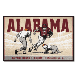 Alabama Crimson Tide Starter Mat Accent Rug - 19in. x 30in. Ticket Stub Starter Mat