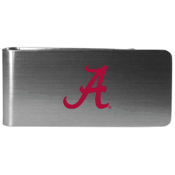 Alabama Crimson Tide Steel Money Clip, Logo