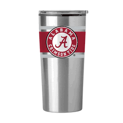 Alabama Crimson Tide Stripe 20 oz Fusion Tumbler