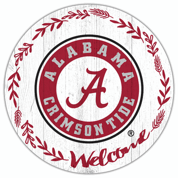 Alabama Crimson Tide Welcome 12in Circle