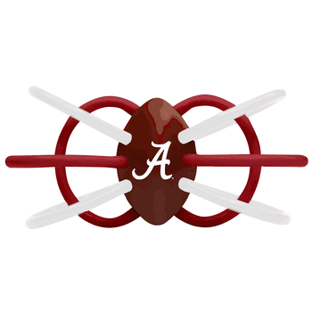Alabama Crimson Tide Winkle Teether Rattle
