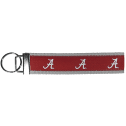 Alabama Crimson Tide Woven Wristlet Key Chain