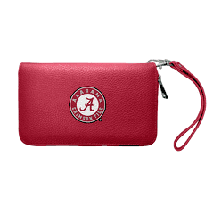 Alabama Crimson Tide Zip Organizer Wallet Pebble Dark Red