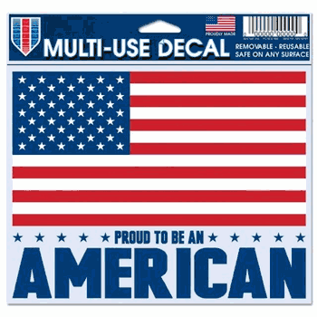 American Flag Decal 5x6 Multi Use Color