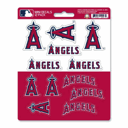 Anaheim Angels 12 Count Mini Decal Sticker Pack