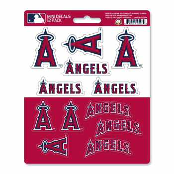 Anaheim Angels 12 Count Mini Decal Sticker Pack