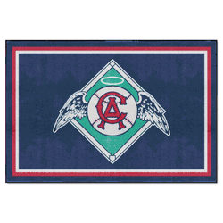Anaheim Angels 5ft. x 8 ft. Plush Area Rug - Retro Collection